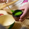 ​​Drinking green tea​
