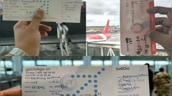 Handwritten boarding passes to the rescue