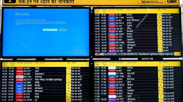 Blue screen of death