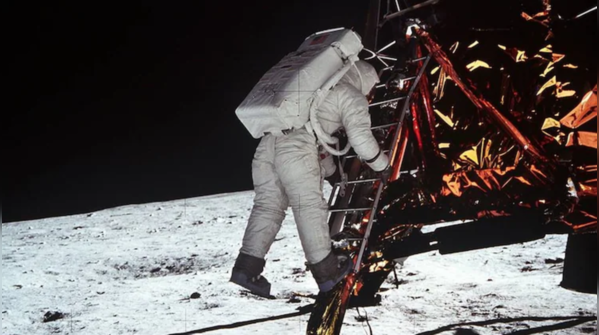 Giant leap of mankind ... : Armstrong