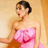 Sara Ali Khan's latest look in a baby pink mini dress screams Barbiecore! |  Times of India