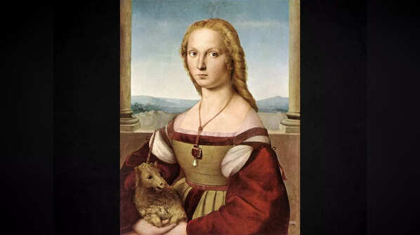 ‘Young Woman with Unicorn’ by Raphael