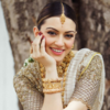 Article image for: Hansika Motwani dazzles in her golden yellow <i class="tbold">lehanga</i>