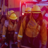 <strong>Firefighters work to control wildfire</strong>​