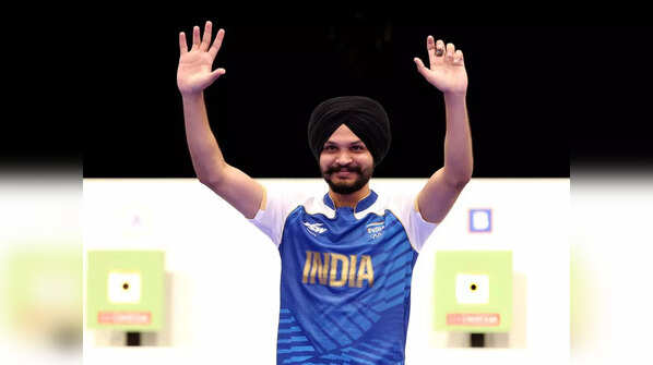 Bronze medalist Sarabjot Singh