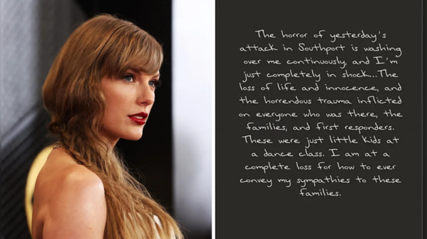 'Just completely in shock': Taylor Swift
