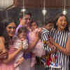 Posing with Gauahar Khan, Zaid Darbar and their son Zehaan