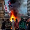 Article image for: Far-right rioters try to storm hotel