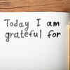 Have an attitude of gratitude 