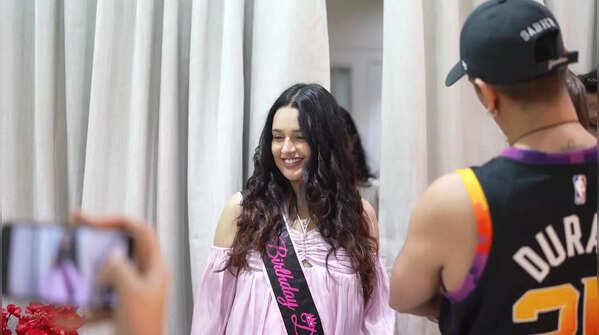 Yuvika’s Pink Birthday Outfit