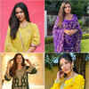 knee length dresses for ladies Punjabi Salwar Suit Pure Crepe Blue Embroidered Salwar Kameez  Kajols