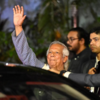 Article image for: Yunus waves his hand