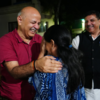 Meeting with Kejriwal's wife