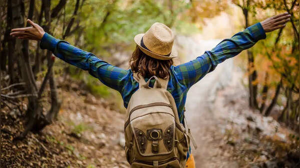 You are happiest between nature