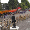 Police march past parade practice in Shimla