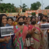 BJP Mahila Morcha, in Jaipur, held a candle march to show solidarity with the victim of the RG Kar Medical College and Hospital rape-murder incident.