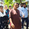 Maharashtra Sexual Abuse Live: Shiv Sena leader Sanjay Nirupam reaches Badlapur police station.