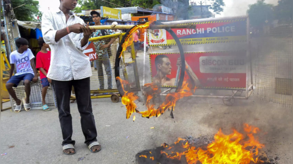 Mixed response to Bharat Bandh in Jharkhand