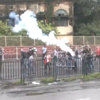 Nabanna march: Security personnel lob tear gas shells in a bid to disperse protestors