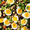 Friday: Egg and Soya Chunk Salad