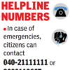 Telangana Rain Live: Helpline Numbers