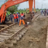 Telangana Rain Live: Railway track between Tadla Pusapalli and Mahabubabad washed away on Sunday due to the incessant rainfall; restoration work is underway.