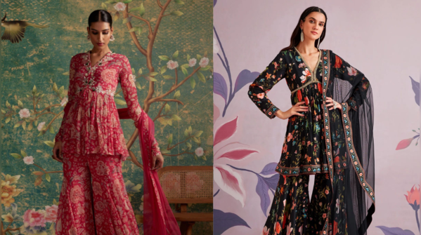 Elegant sharara set