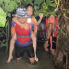 Carrying rescue operations on their back