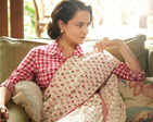Kangana Ranaut wows in distinctive sarees