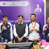 Sports Minister Mandaviya felicitates Para-Badminton medal winners!!!
