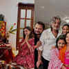 Shraddha Kapoor celebrates Ganpati with Shakti Kapoor and family