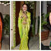 Rekha, Kajol, Iulia Vantur, Ayushmann Khurrana and others at Manish Malhotra's residence for Ganesh Chaturthi celebrations