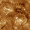 A dark coronal hole on the Sun’s surface