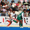 India hold nerve to beat Pakistan 2-1 in a thrilling league match of the Asian Champions Trophy in China
