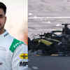 Shocking crash! Indian racer Kush Maini's Formula 2 car in bits and pieces at Azerbaijan GP. Watch 