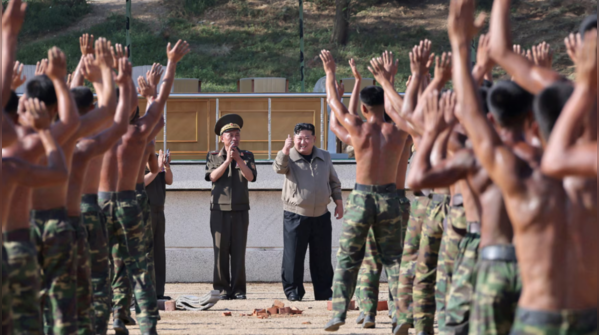 Kim Jong Un guides special forces drill