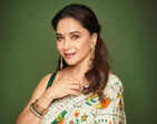 In Pics: Madhuri Dixit's unmissable elegance shines in a white Patola saree