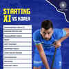 India vs South Korea Live Hockey Score: India's Starting XI vs South Korea
