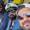 MS Dhoni vacationing in the US, spotted at a stadium - See pics