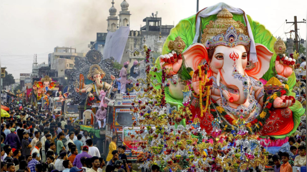 Ganesh Visarjan coincides with Anant Chaturdashi