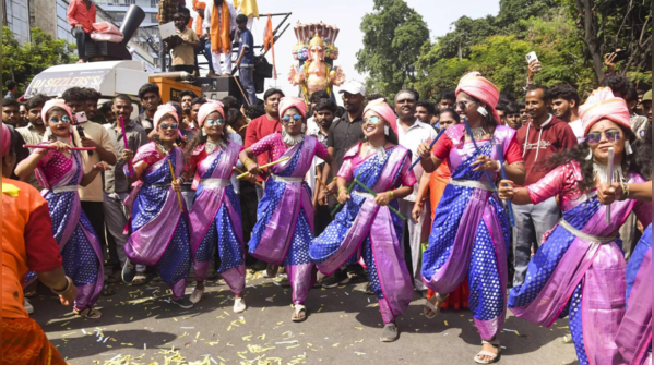 7,574 Ganpati idols immersed