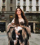 Tamannaah Bhatia turns heads in bold animal print and furry ensemble, see pics
