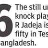 India vs Bangladesh Live Score: Jadeja eyes century