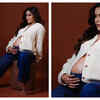 Sana flaunts her baby bump