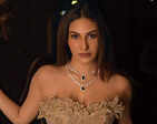 Amyra Dastur's golden off-shoulder dress is a fashion police's delight, see pics