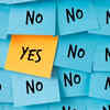 Not saying 'No' when needed