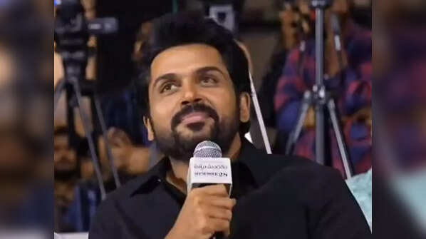 Karthi apologizes for his joking comment on Laddu controversy