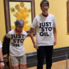 Climate activists revealed 'Just Stop Oil' T-shirts 