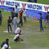 IND vs BAN Live Score: Umpires have a good look at one area near the boundary line, where a lot of sand has been used to make the ground sturdy.