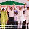 Hold hands in show of unity